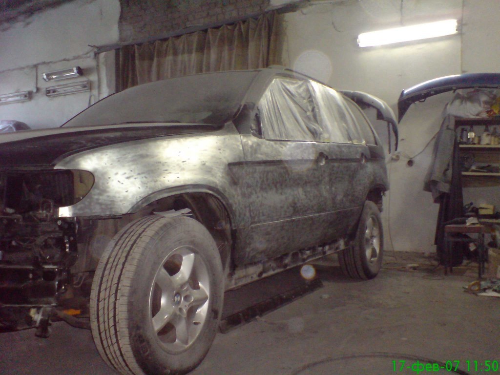 До покраски авто